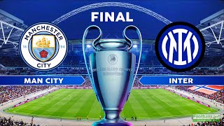 Manchester City vs Inter - Final - UEFA Champions League 2022/23 | Haaland vs Lautaro | PES Gameplay