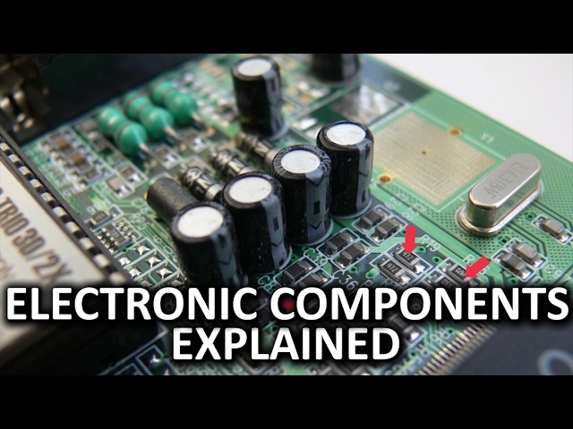 Capacitors Resistors And Electronic Components