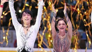 【海外の反応】 ロシア杯2017。羽生結弦、メドベージェワ　エキシビションで華麗な舞い。ファン魅了　世界の出来事