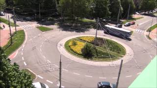 Time-lapse - Kruhový objezd Pardubice Polabiny