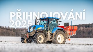 Přihnojování Pšenic 2025! 🌾🚜😍 | New Holland T6090🚜💙💛 \u0026 T6070🚜💙💛