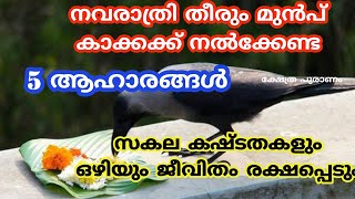 നവരാത്രി തീരും മുൻപ് ഈ 3 ആഹാരങ്ങളിൽ ഒന്ന് കാക്കക്ക് നൽക്കു കഷ്ടകാലം തീരും