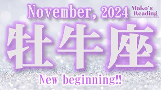 2024年11月【牡牛座♉さん】New beginning!!