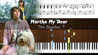 The Beatles - Martha My Dear - ACCURATE Piano Tutorial