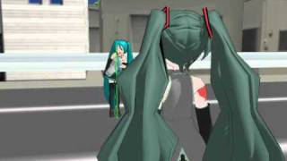 (MMD) Miku sees herself as a zombie