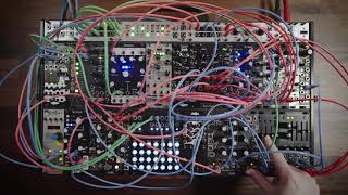 A moody modular piece with patch notes