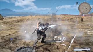 【FF15 体験版】バトル基本動作動画