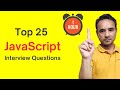 Top 25 JavaScript Interview Questions for Beginners | 1 Hour Prep