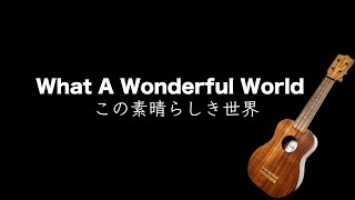 What A Wonderful World / この素晴らしき世界【TAB ソロ・ウクレレ】