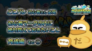 【初心者向け】初心者マークがある内に絶対に覚えておきたいこと~育成編その①~【どこパレ】