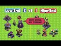 High End VS Low End Defenses  Clash of Clans