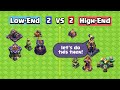 High End VS Low End Defenses  Clash of Clans