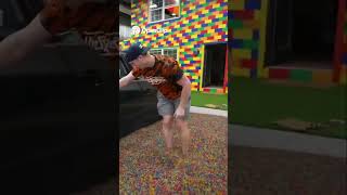 We filled a car with orbeez!                         #funny #lol #unspeakable #clips #orbeez #car