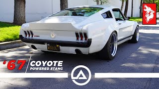 Coyote Swapped and Flared Badass 1967 Mustang Fastback