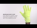 proflex® 7040 cut resistant gloves are non contaminant for work in food prep and material handling