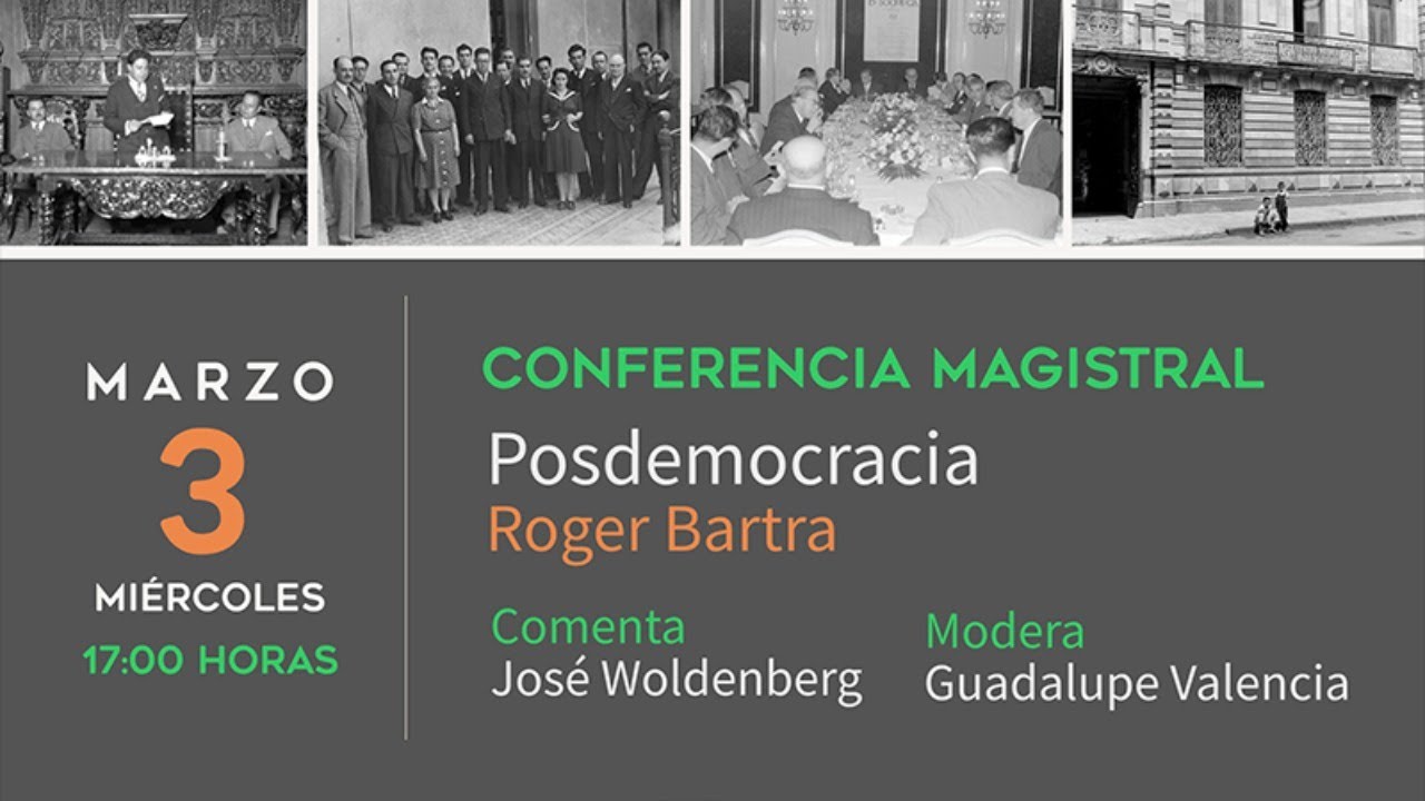 Conferencia Magistral Posdemocracia - YouTube