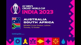 AUSTRALIA V SOUTH AFRICA LIVE Match, World Cup 2023
