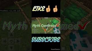 Busting Minecraft Myths #shorts #youtubeshorts #minecraftshorts