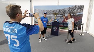 Ritiro Napoli, spunta la coppa dello scudetto a Dimaro! 🏆 Ecco come vederla da vicino 📸