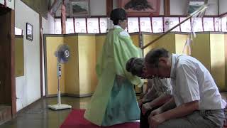 茅の輪くぐりと夏越の祓い　春日神社　徳島城下総鎮守　大滝山 春日神社