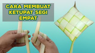 begini caranya membuat ketupat segi empat yang benar / Nasuki titik terang