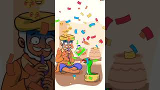 Keep the snake calm #sapara #shortvideo #cartoon #snake #funny