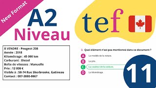 Compréhension écrite TEF CANADA - Reading Comprehension - New Exam format (2024) / Test 11