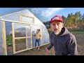 Building A Sliding Barn door on a High Tunnel Greenhouse