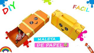 Como Hacer Maleta de papel( Maleta de Origamí)DIY