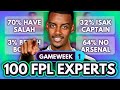 I asked 100 FPL Experts for their Gameweek 1 teams, and this is what I found out... | FPL 2024/25