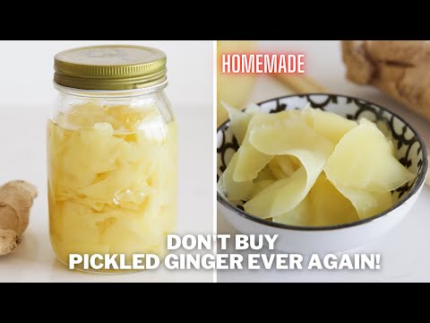 Recipe for Homemade Pickled Ginger (Gari)