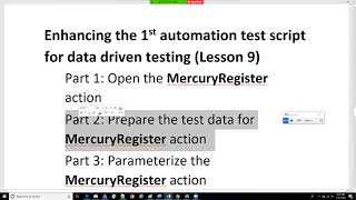 UFT Data Driven Testing For Beginners, Lesson 1: Planning