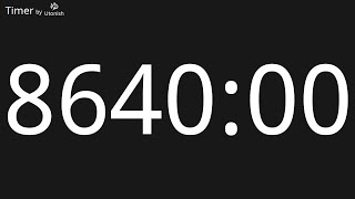 8640 Minute Countdown Timer