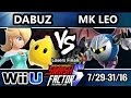 SF5 Smash 4 - dT  Dabuz (Rosalina, Olimar) Vs. SF | MK Leo (Metaknight, Cloud) SSB4 LF - Smash Wii U