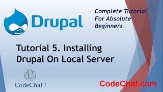 Drupal Tutorial 5. Installing Drupal On Local Server