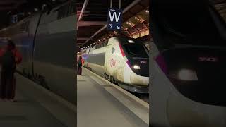 TGV arrival at Strasbourg Station in France 🇫🇷