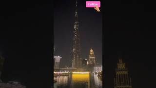 Beautiful view of Burj Khalifa and Dancing Fountain |🤩💞😍|