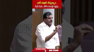 వాక్ అవుట్ చేస్తున్నాం.. షేమ్ షేమ్.. హోం మంత్రి సెటైర్లు.. | #botsasatyanarayana #ysjagan | ABN