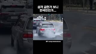 성격 급한거 보니 한국인인가... #shorts #자동차