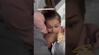 Когда уложила ребёнка спать и хотела снять тренд😹 Больше так не буду 😹🫰🏻#беременность#роды