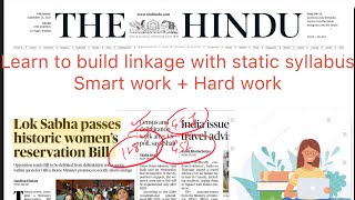 What to read in THE HINDU 21 September || learn to build linkage with static syllabus