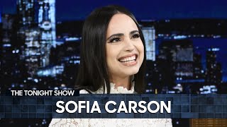 Sofia Carson Poured Her Heart and Soul into Purple Hearts | The Tonight Show Starring Jimmy Fallon