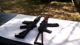 AR-15 VS AKS-74u