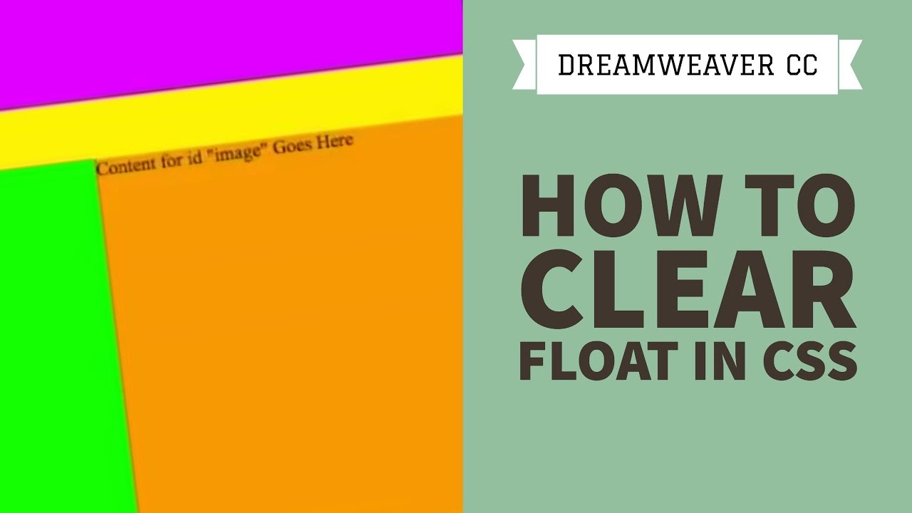 Float CSS. Clear both CSS. Clearfix css