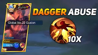 GUSION CAN ACTIVATE 10X MORE DAMAGE!! ( USEFUL TRICK💯🔥 )