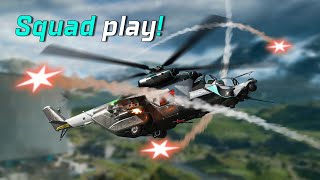 113-0 Super Hind Squad Gameplay | Dual POV | Battlefield 2042