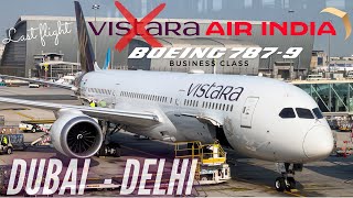 GOODBYE VISTARA!  - Welcoming the NEW Air India B787-9! | Trip Report