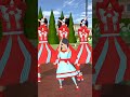 tarian tim yuta dan mio 🕺💃✌️ shorts sakuraschoolsimulator sakura viralvideo