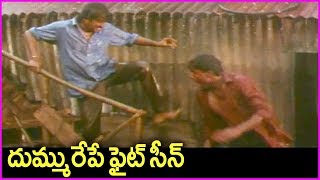 Rajinikanth Mass Entry Scene - Dalapathi Telugu Movie Fight Scene | Mammootty