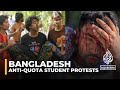 Student protests over Bangladesh job quota leave at least 100 injured